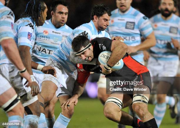 Jonathan WISNIEWSKI / Juan Martin FERNANDEZ LOBBE - - Metro Racing 92 / Toulon - 16e journee Top 14, Photo : Dave Winter / Icon Sport