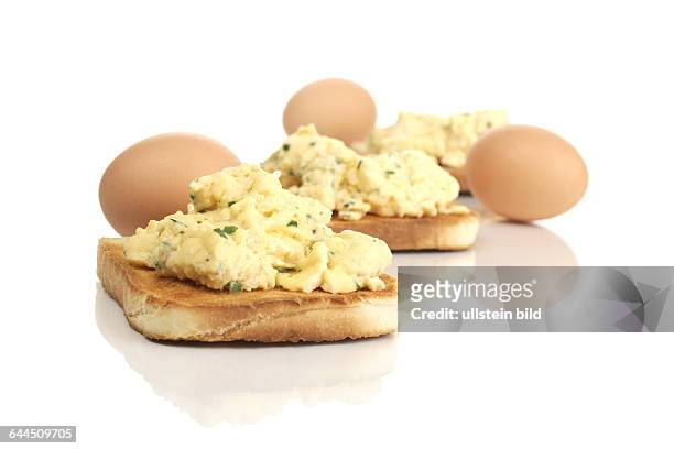 Toastbrot mit Rühreier |Toast with scrambled eggs|