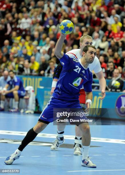 Michael GUIGOU - - France / Danemark - Finale - Championnat du Monde Handball - Malmoe, Photo : Dave Winter / Icon Sport,