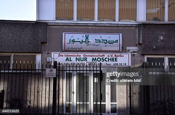 Berlin, , Al Nur Moschee in Neukölln, die Al-Nur-Moschee ist eine vom Verein Islamische Gemeinschaft Berlin e. V. Verwaltete Moschee in der...