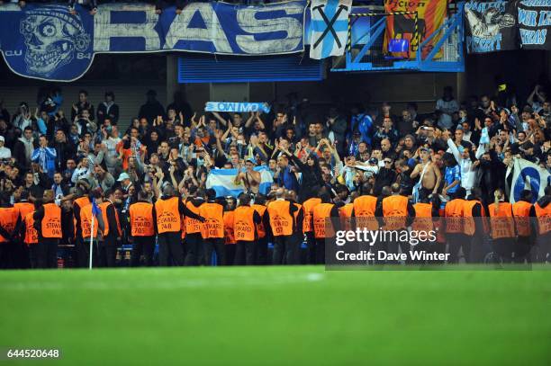 Supporters de Marseille - - Chelsea / Marseille - Champions League - Stamford Bridge - Londres, Photo : Dave Winter / Icon Sport