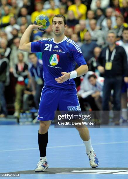 Michael GUIGOU - - France / Danemark - Finale - Championnat du Monde Handball - Malmoe, Photo : Dave Winter / Icon Sport,