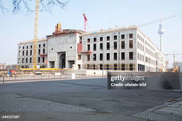 Rohbau Berliner Stadtschloss, Schlossplatz, Humboldt-Forum, Berlin