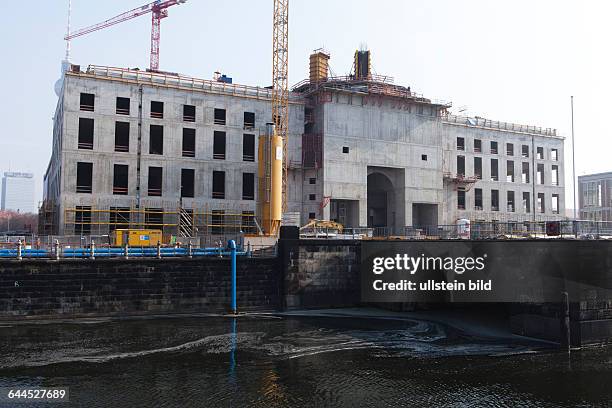 Die Baustelle des Berliner Stadtschlosses.