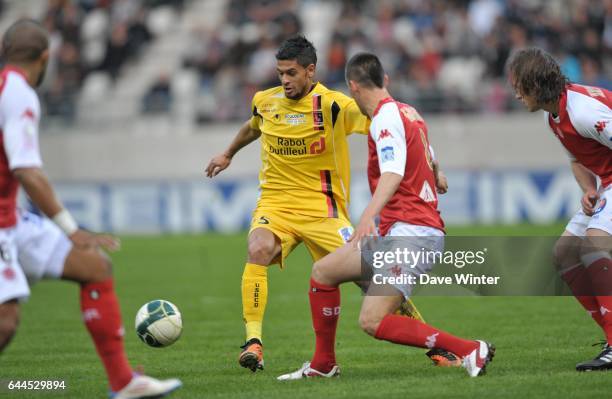 Kevin BRU - - Reims / Boulogne - 31e journee de Ligue 2, Photo : Dave Winter / Icon Sport