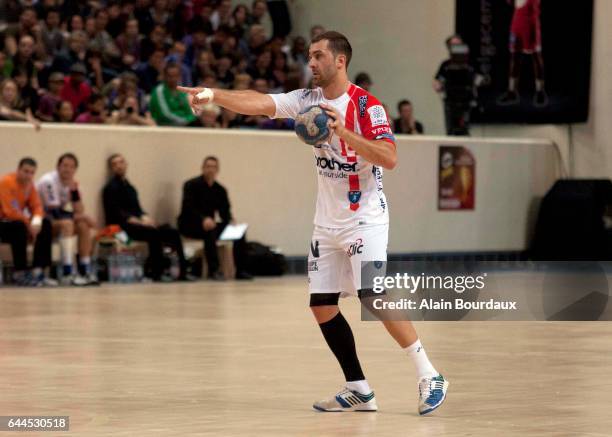 Michael Guigou - - Paris Handball / Montpellier - 19 journee de Division 1 -Paris , Photo : Alain Bourdaux / Icon Sport