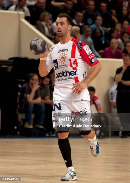 Michael Guigou - - Paris Handball / Montpellier - 19 journee de Division 1 -Paris , Photo : Alain Bourdaux / Icon Sport