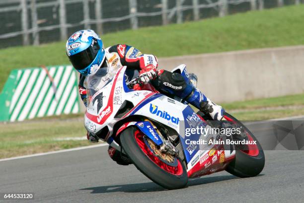 Carlos Checa - Ducati althea Racing - - championnat du monde Superbike - course -Circuit Nevers Magny cours, Photo : Alain Bourdaux / Icon Sport