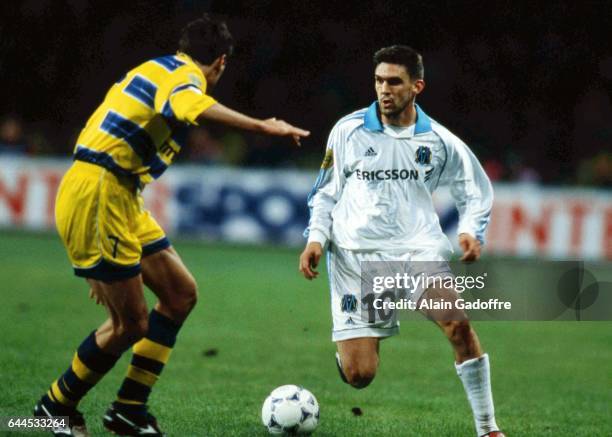 Jocelyn Gourvennec - - Parme / Marseille - Finale de la Coupe de l'UEFA -Stade Loujniki-Moscou, Photo: Alain Gadoffre / Icon Sport