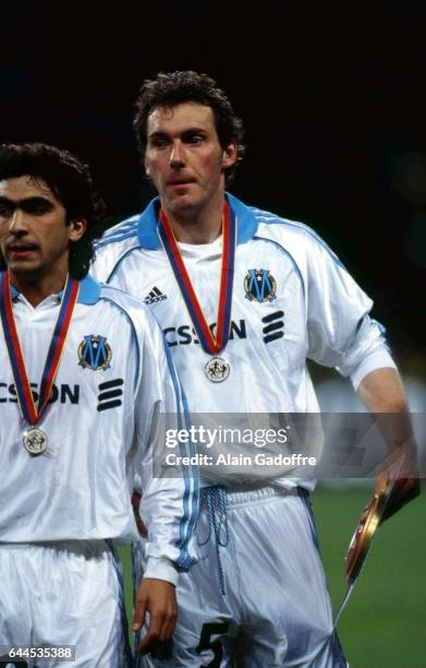 Laurent BLANC - - Parme / Marseille - Finale de la Coupe de l'UEFA -Stade Loujniki-Moscou, Photo: Alain Gadoffre / Icon Sport