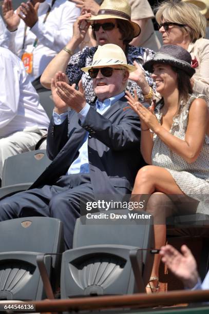Lionel JOSPIN et sa femme - - 1/2 finale Hommes - Roland Garros 2011 -Paris, Photo: Dave Winter / Icon Sport