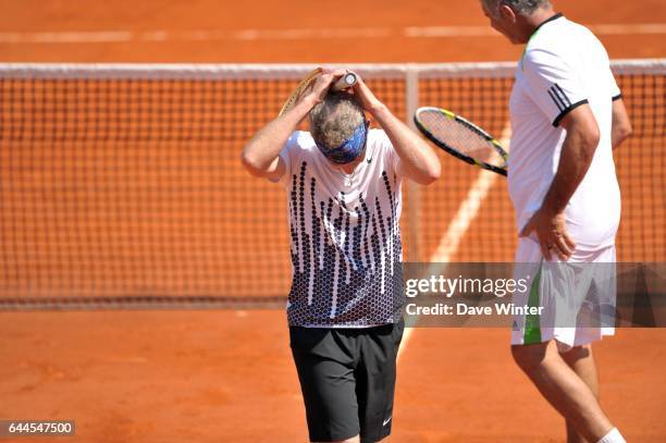 John McENROE/ Andres GOMEZ - - Tournoi des Legendes - Roland Garros 2011 -Paris, Photo: Dave Winter / Icon Sport