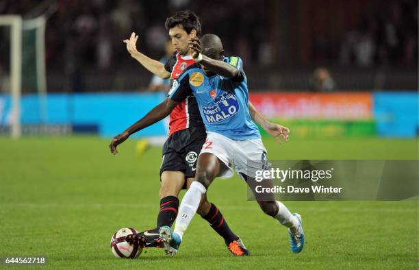 Javier PASTORE / Ousmane COULIBALY - - PSG / Brest - 5eme journee de Ligue 1 - Photo : Dave Winter / Icon Sport