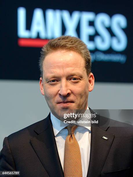 Annual press conference of Lanxess AG : Matthias ZACHERT , CEO