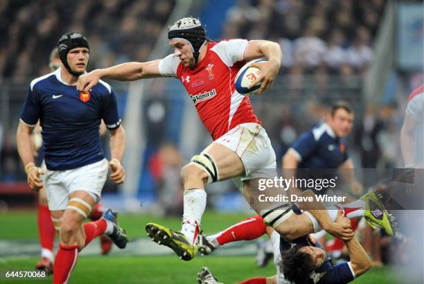 Ryan JONES - - France / Pays de Galles - Tournoi des 6 Nations -Stade de France, Photo : Dave Winter / Icon Sport,