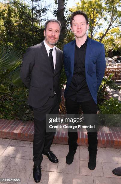 Oscar Nominee Best Achievement in Directing, Arrival, Denis Villeneuve and actor Mark O'Brien attend the Canadian Brunch Reception Honoring Canadian...