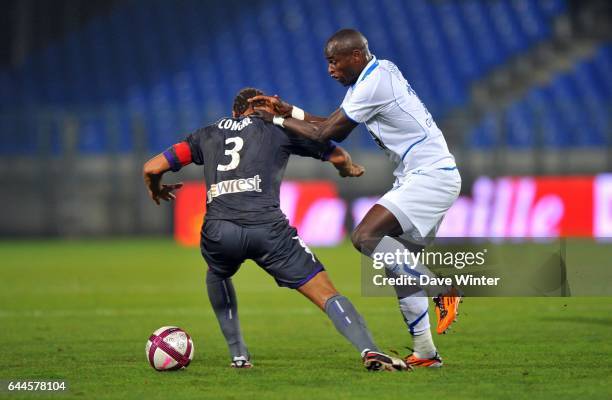 Dennis OLIECH / Daniel CONGRE - - Auxerre / Toulouse - 13e journee de Ligue 1, Photo: Dave Winter / Icon Sport