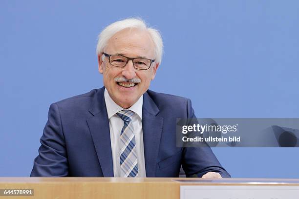 Berlin, Bundespressekonferenz, Thema: Fracking in Deutschland, Eröffnet die neue Gesetzgebung der Erdgasproduktion eine Zukunft? Foto:Dr. Gernot...