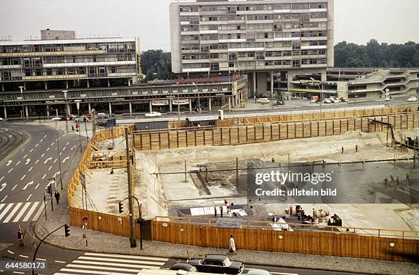 Berlin - Building of the office and shopping centre "Europa-Center" Construction work began in 1963, and was completed in April 1965. The...