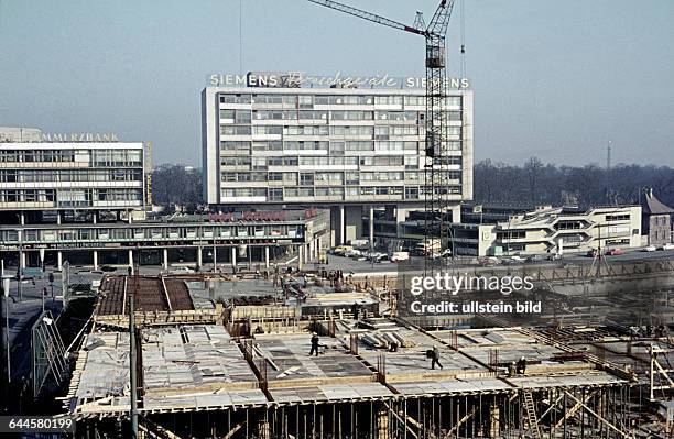 Berlin - Building of the office and shopping centre "Europa-Center" Construction work began in 1963, and was completed in April 1965. The...