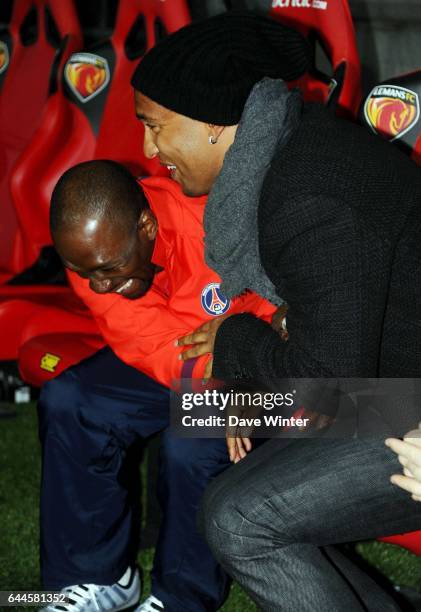 Claude MAKELELE / Olivier DACOURT - - Sable sur Sarthe / Paris Saint Germain - 16e de finale de Coupe de France -Le Mans-, Photo: Dave Winter / Icon...