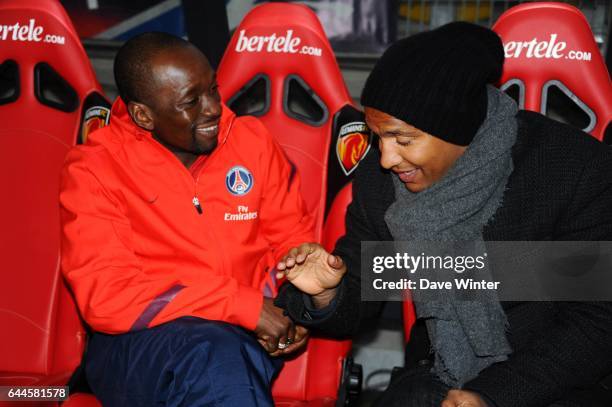 Claude MAKELELE / Olivier DACOURT - - Sable sur Sarthe / Paris Saint Germain - 16e de finale de Coupe de France -Le Mans-, Photo: Dave Winter / Icon...