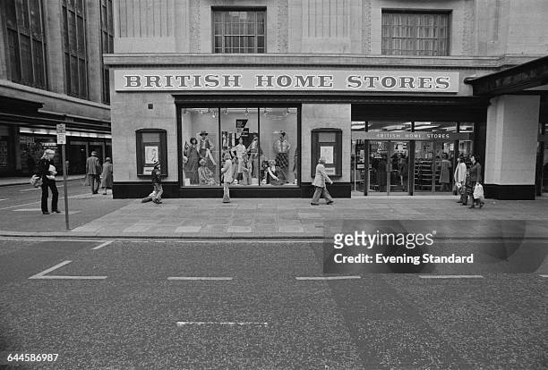Branch of the British Home Stores department store chain on the ground floor of the former Derry & Toms building on Kensington High Street, on its...