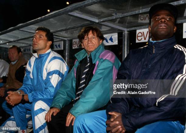 Henri STAMBOULI / Raymond GOETHALS / Basile BOLI - - Valenciennes / Marseille - Division 1, Photo : Alain Gadoffre / Icon Sport