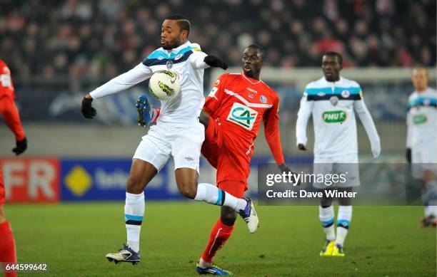 Aurelien CHEDJOU / Pape Abdou CAMARA - - Valenciennes / Lille - 1/8 FInale Coupe de France, Photo: Dave Winter / Icon Sport