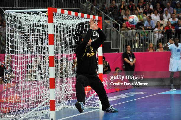 Arpad STERBIK - - France / Espagne - 1/4 de finale Jeux Olympiques Londres 2012. Photo: Dave Winter / Icon Sport.