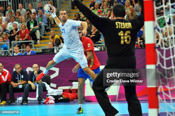 Michael GUIGOU - - Handball - France / Espagne - 1/4Finale - Jeux Olympiques 2012 - Londres, Photo: Dave Winter / Icon Sport