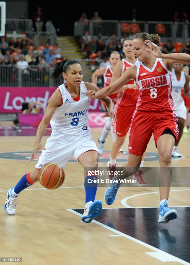 Edwige LAWSON WADE France / Russie Tour preliminaire, groupe B