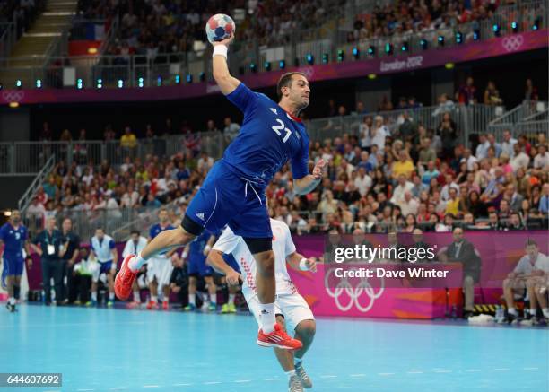 Michael GUIGOU - - France / Croatie - 1/2 finale - Jeux Olympiques Londres 2012, Photo: Dave Winter / Icon Sport