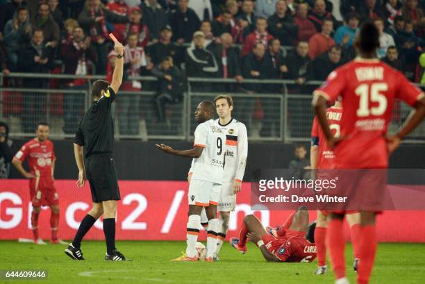 Caton rouge Innocent EMEGHARA - - Valenciennes / Lorient - 9e journee de Ligue 1 - Photo: Dave Winter / Icon Sport.