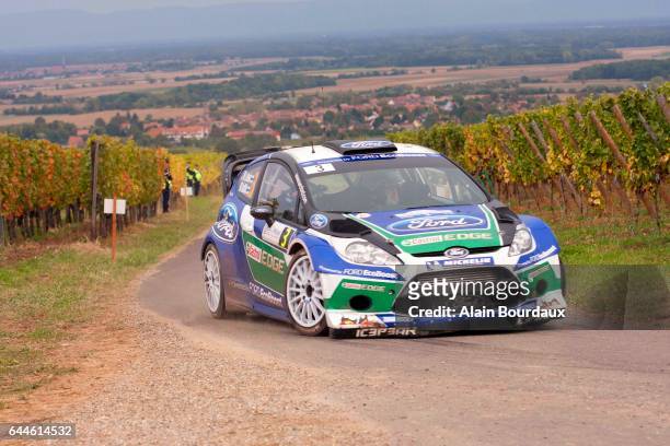 Jari Matti Latvla - Ford Fiesta - - WRC - Rallye de France 2012 - Rallye d Alsace, Photo : Alain Bourdaux / Icon Sport
