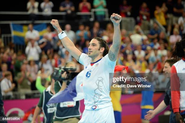 Bertrand GILLE - - France / Suede - Finale Handball - Jeux Olympiques 2012 - Londres - Photo: Dave Winter / Icon Sport.