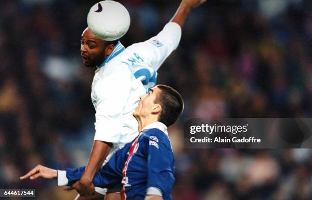 Hamada Jambay / Jerome Leroy - - Paris Saint Germain / Marseille - Division 1, Photo : Alain Gadoffre / Icon Sport