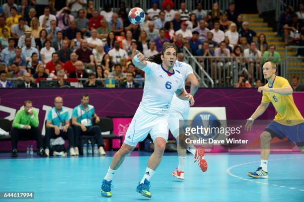 Bertrand GILLE - - France / Suede - Finale Handball - Jeux Olympiques 2012 - Londres - Photo: Dave Winter / Icon Sport.