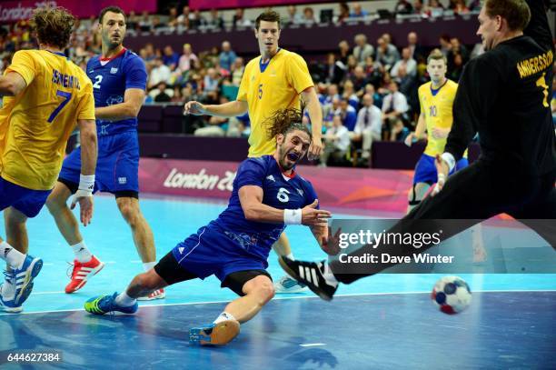 Bertrand GILLE - - Handball - France / Suede - Jeux Olympiques 2012 - Londres, Photo: Dave Winter / Icon Sport