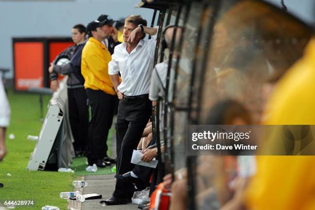 Christian GOURCUFF - - Lorient / Auxerre - 4eme journee de Ligue 1 - Photo : Dave Winter / Icon Sport