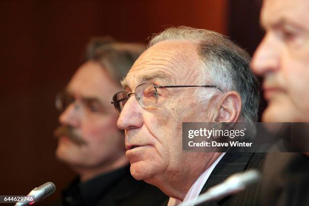 Jean-Pierre ESCALETTES - - Federation Francaise de Football - Conference de presse apres le conseil federal - Paris, Photo : Dave Winter / Icon Sport