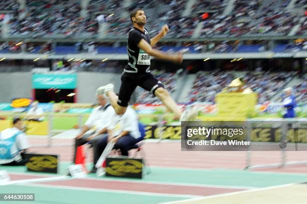 Salim SDIRI - saut en longueur - - Meeting Gaz de France 2008 - Golden League - Paris - Photo : Dave Winter / Icon Sport