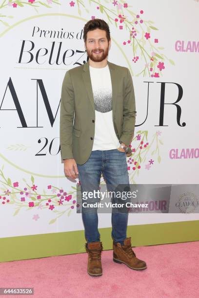Eddy Vilard attends the Glamour Mexico magazine Beauty Awards 2016 at Jardin Versal on February 23, 2017 in Mexico City, Mexico.