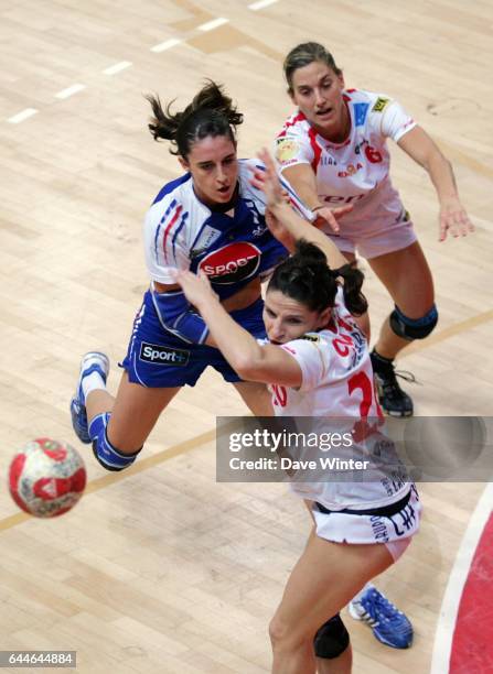 Camille AYGLON - - France / Espagne - Handball Feminin, Tournoi Ile-de-France, Stade Pierre de Coubertin, Paris. Photo: Dave Winter / Icon Sport.