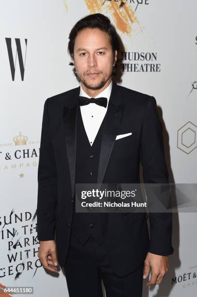 Cary Joji Fukunaga toasts to the Hudson Theatre reopening with Moët & Chandon at the Hudson Theatre on February 23, 2017 in New York City.