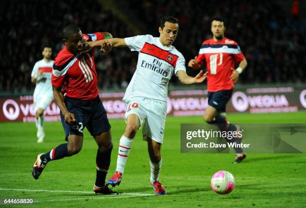 Aurelien CHEDJOU / NENE - - Lille / PSG - 34eme journee de Ligue 1, Photo : Dave Winter / Icon Sport