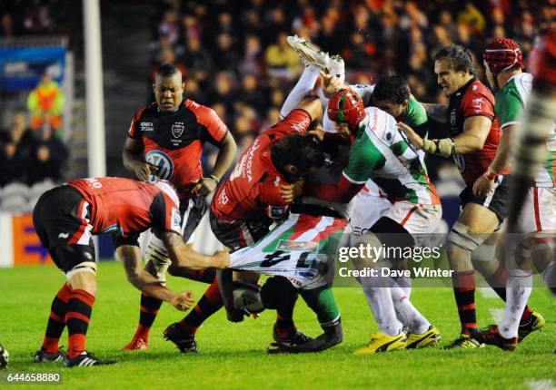 Takudzwa NGWENYA / Carl HAYMAN - - Biarritz / Toulon - Finale de l Amlin - Challenge Europeen , Photo: Dave Winter / Icon Sport,