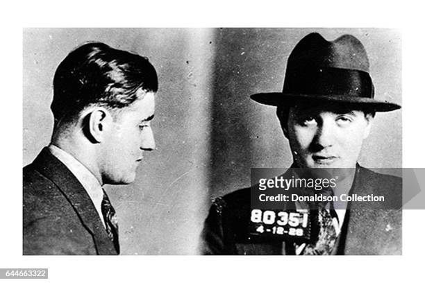Bugsy Siegel mugshot on February 12, 1928.