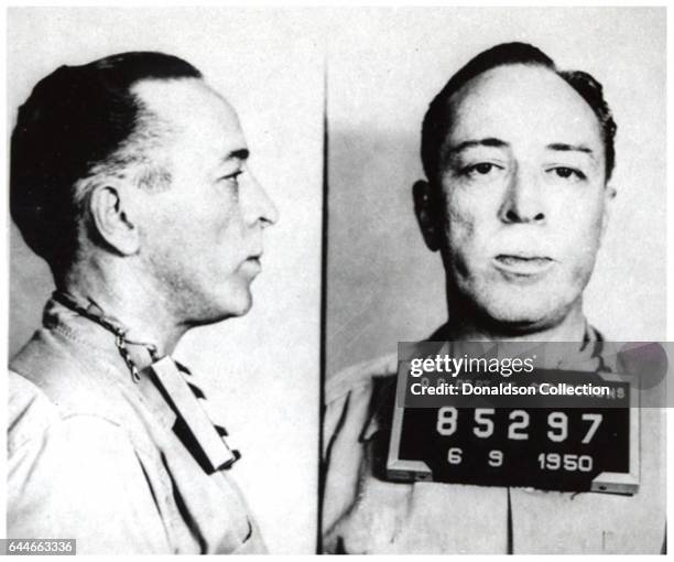 Writer Dalton Trumbo mugshot on June 9, 1950.