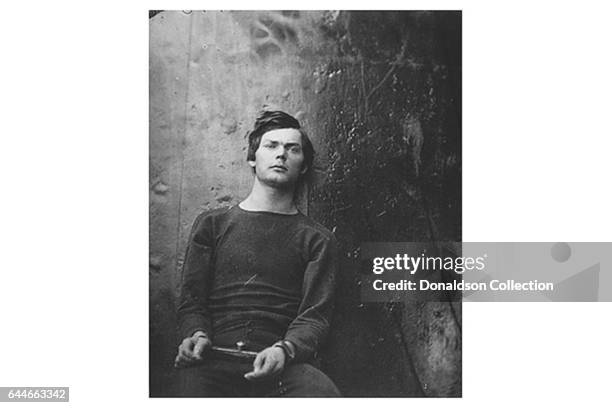 Abraham Lincoln assassination conspirator Lewis Powell mugshot in circa 1865.